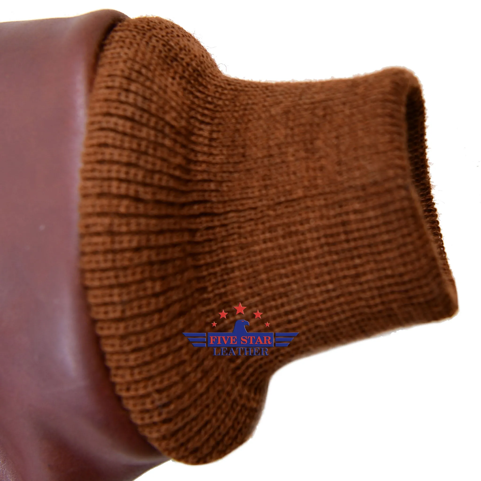 Repro A2 RW Clothing Co Contract No. W535 AC-27752 Real Horsehide Leather Pull Up Brown Jacket