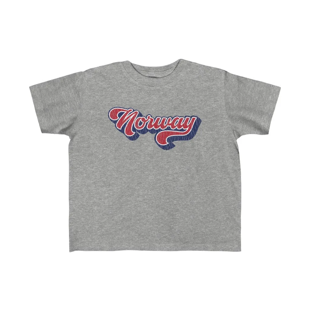 Retro Norway Toddler Tee