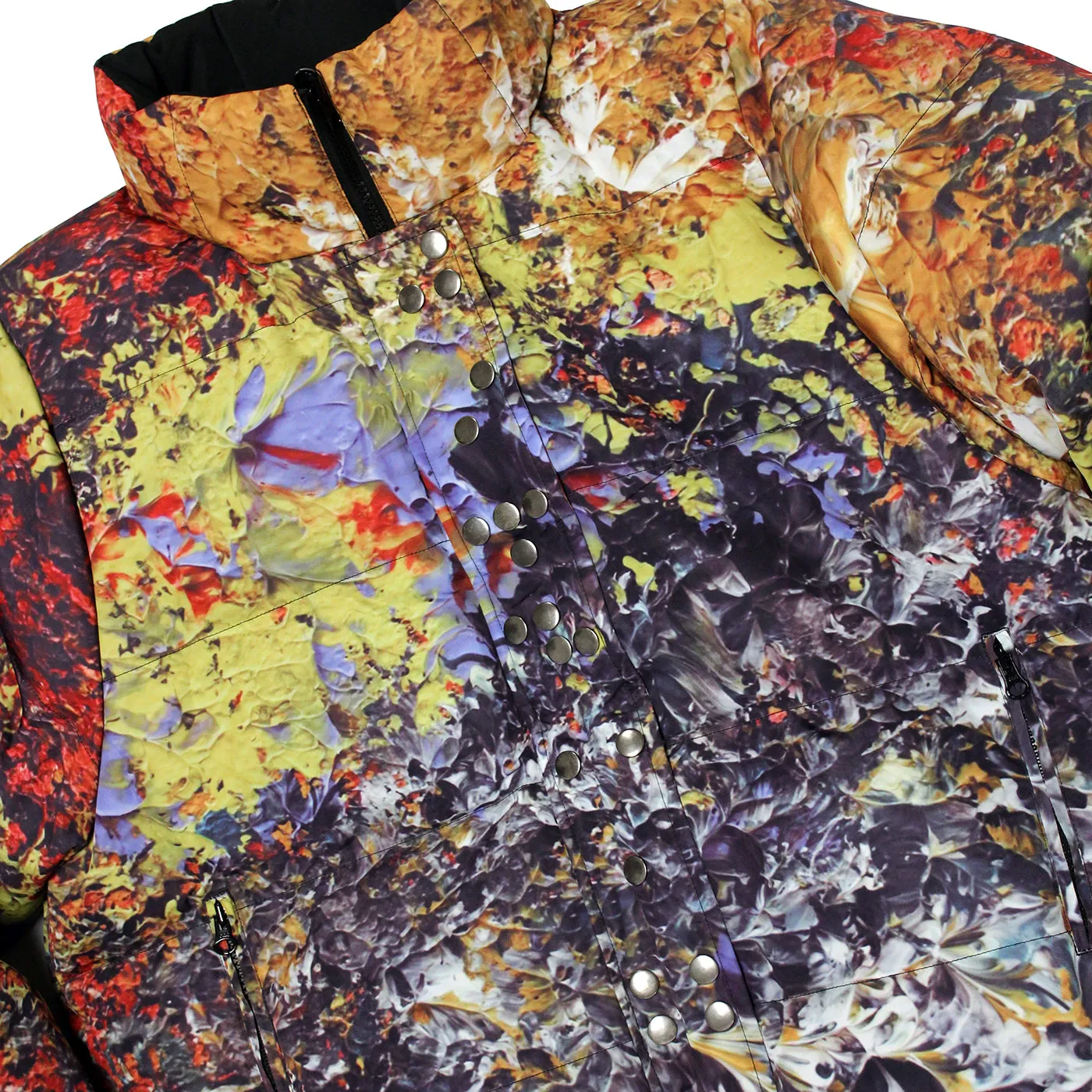 Reversible Braille Puffer Jacket