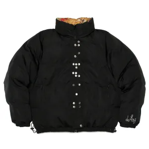 Reversible Braille Puffer Jacket