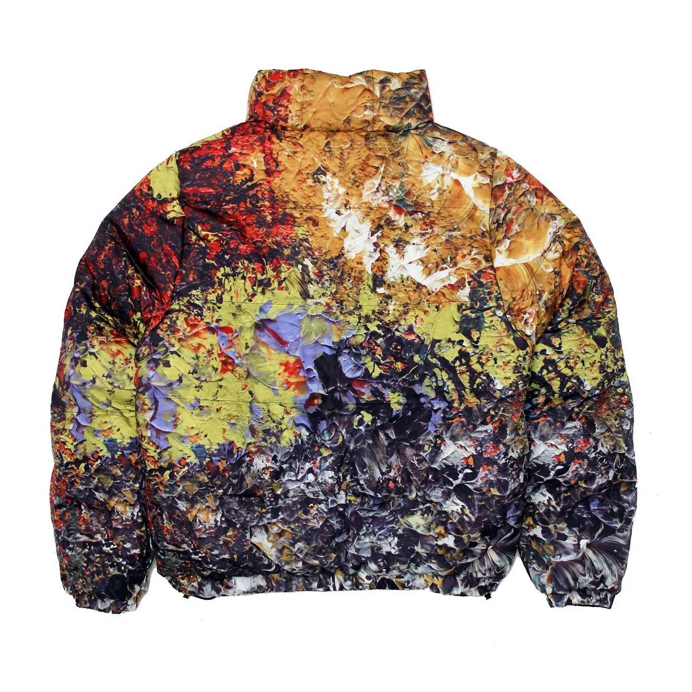 Reversible Braille Puffer Jacket