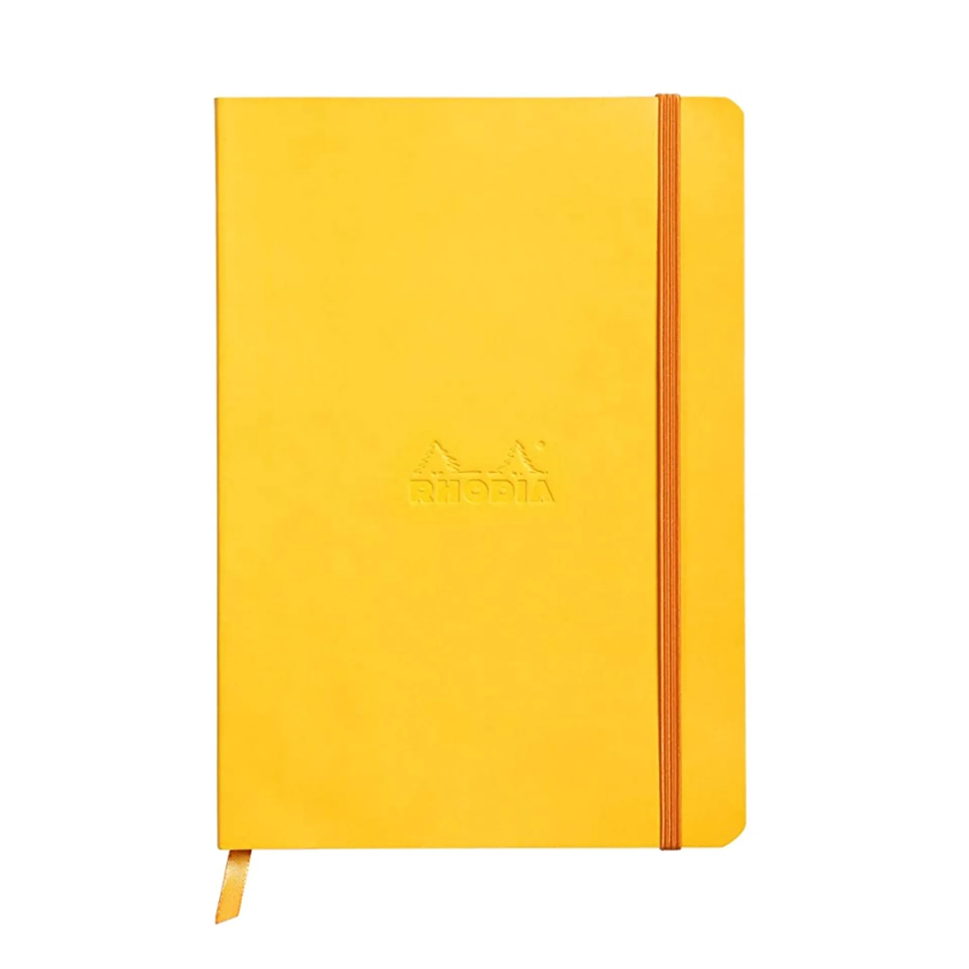 Rhodiarama Dot Grid Notebook / Yellow