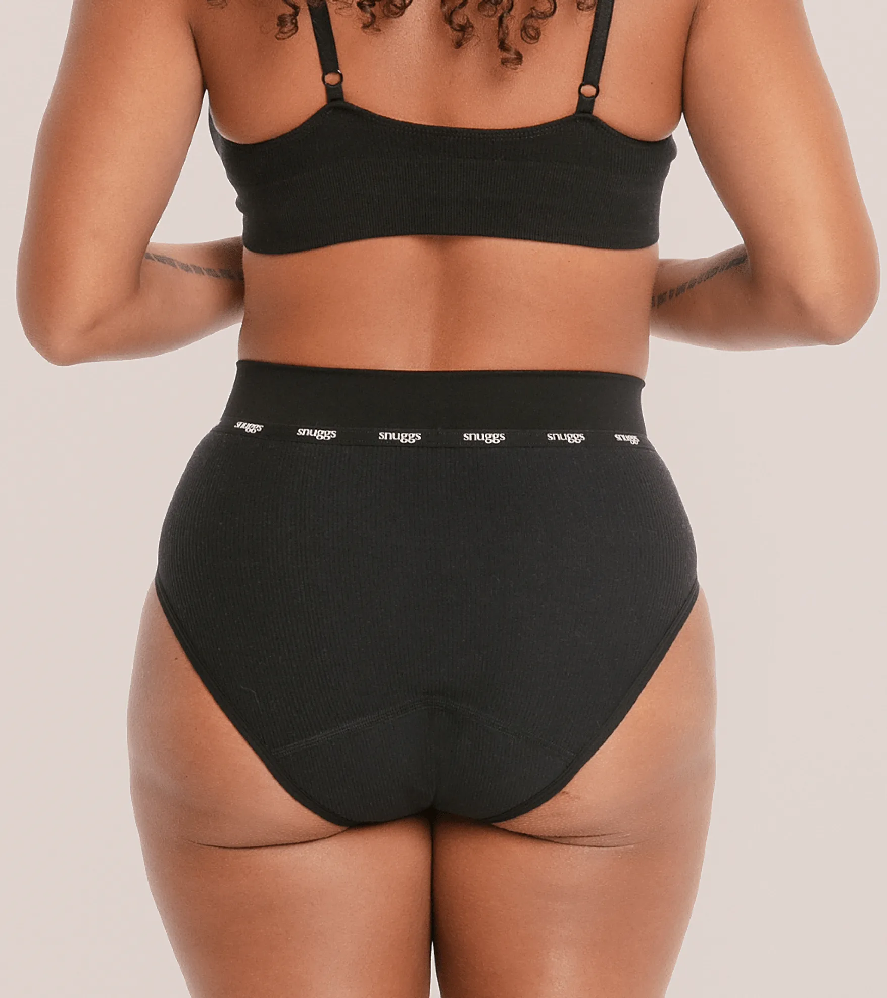 Ribbed Hugger - Black