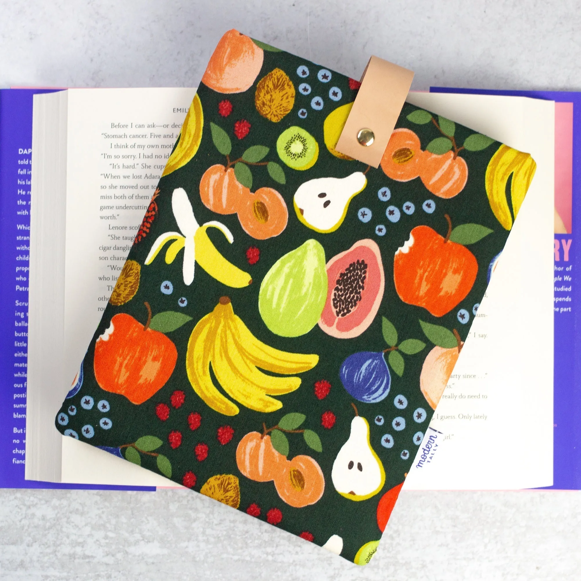 Rifle Paper Co - Orchard - Fruit Stand - Canvas - Hunter