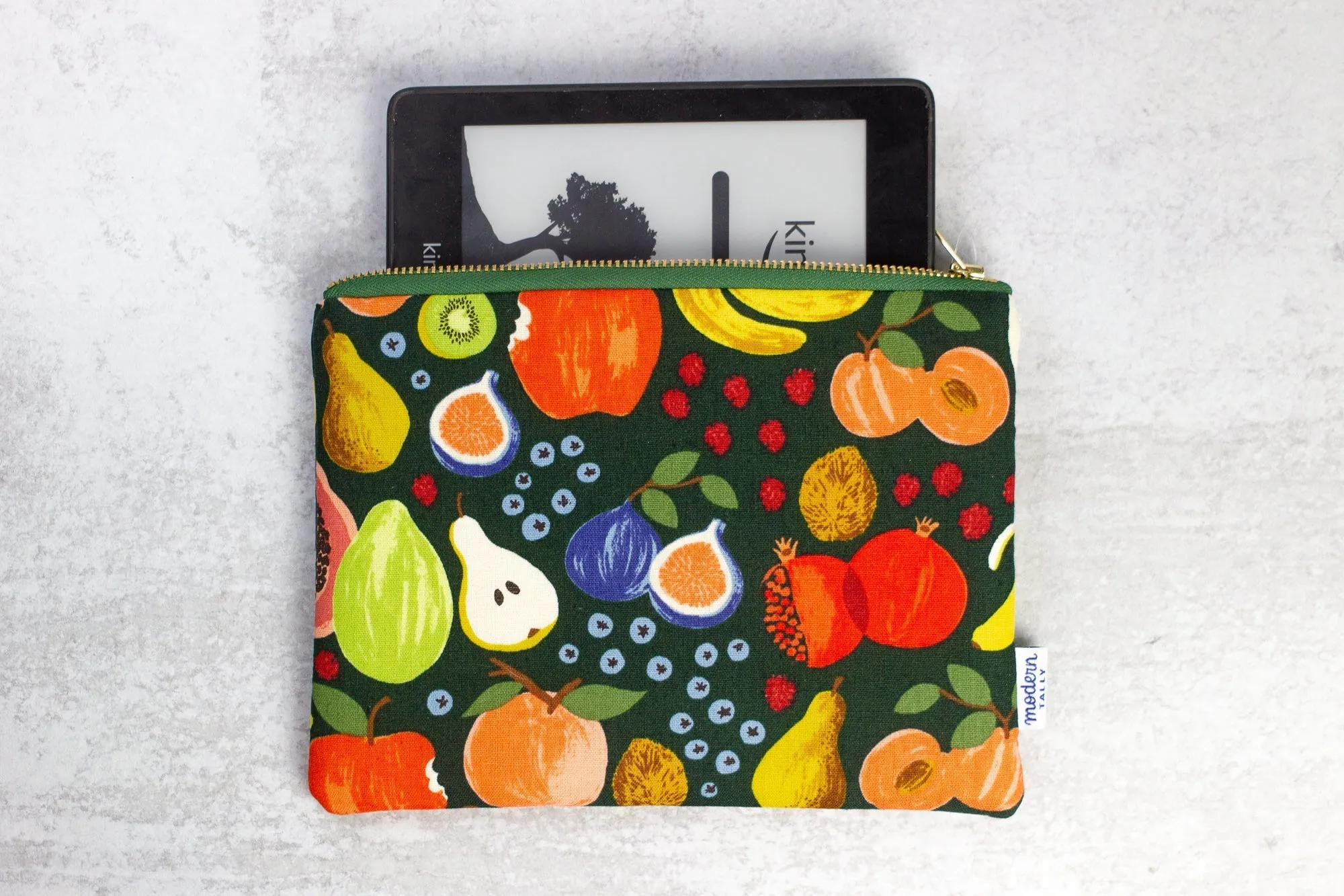 Rifle Paper Co - Orchard - Fruit Stand - Canvas - Hunter