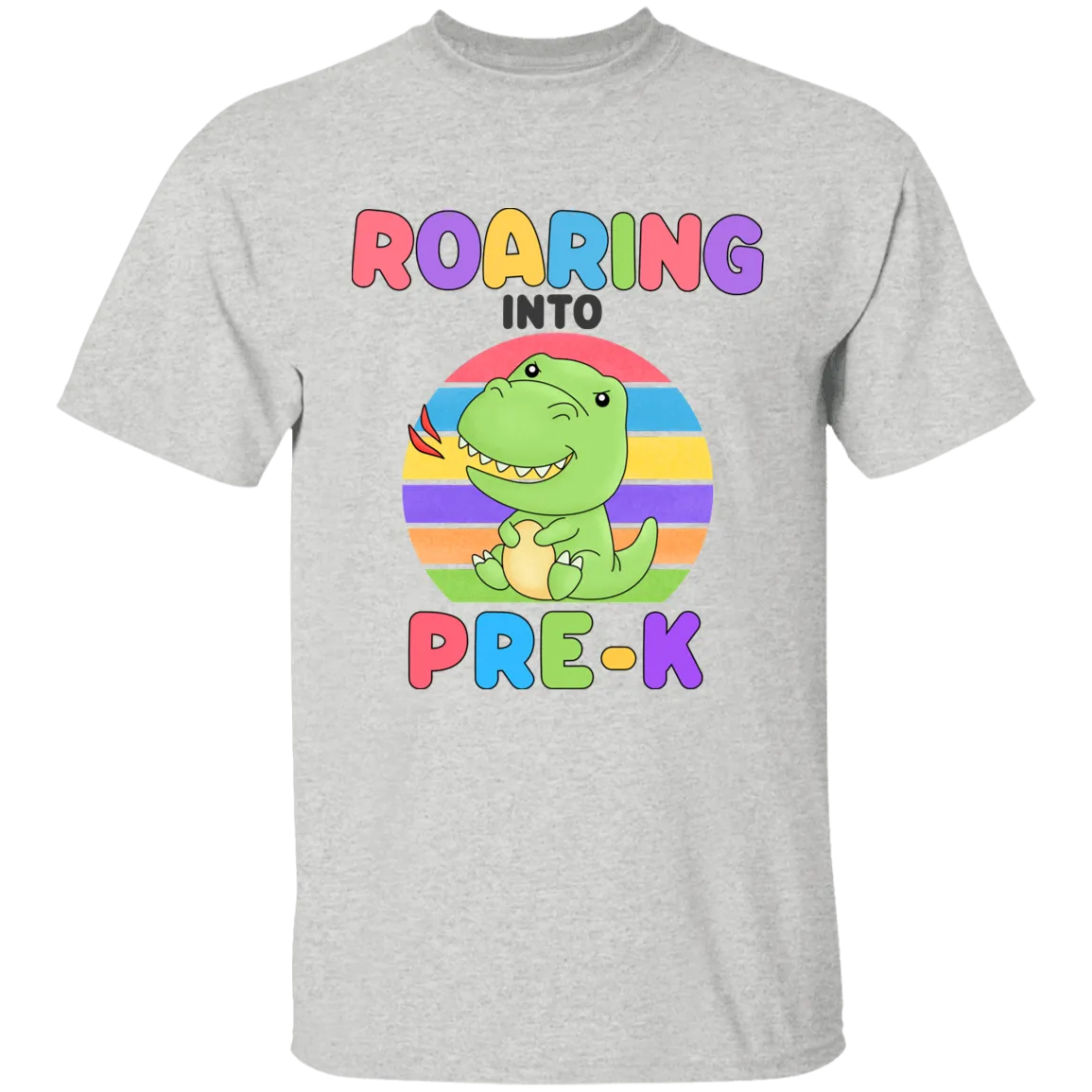 Roaring Into Pre K Cotton T-Shirt