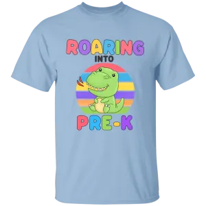 Roaring Into Pre K Cotton T-Shirt