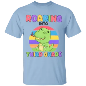 Roaring Into Third Grade Youth  Cotton T-Shirt
