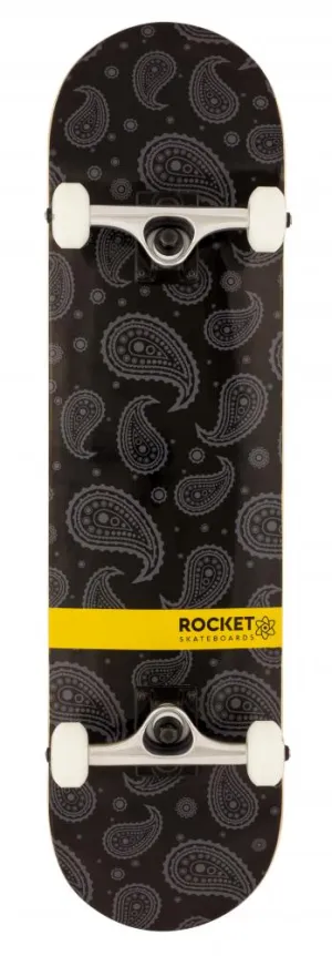 Rocket Distinct Series Paisley Complete Skateboard - 8"