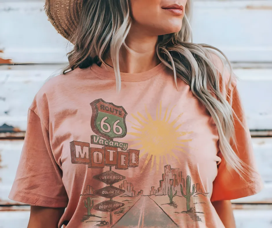Route 6 Peach Tee