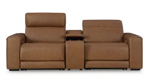 Rylee 2 PC Leather Sofa W/Console