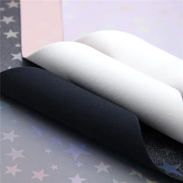 SALE ⋅ Falling Stars ⋅ Metallic Pearl White ⋅ Vegan Synthetic Bow Leather Leatherette