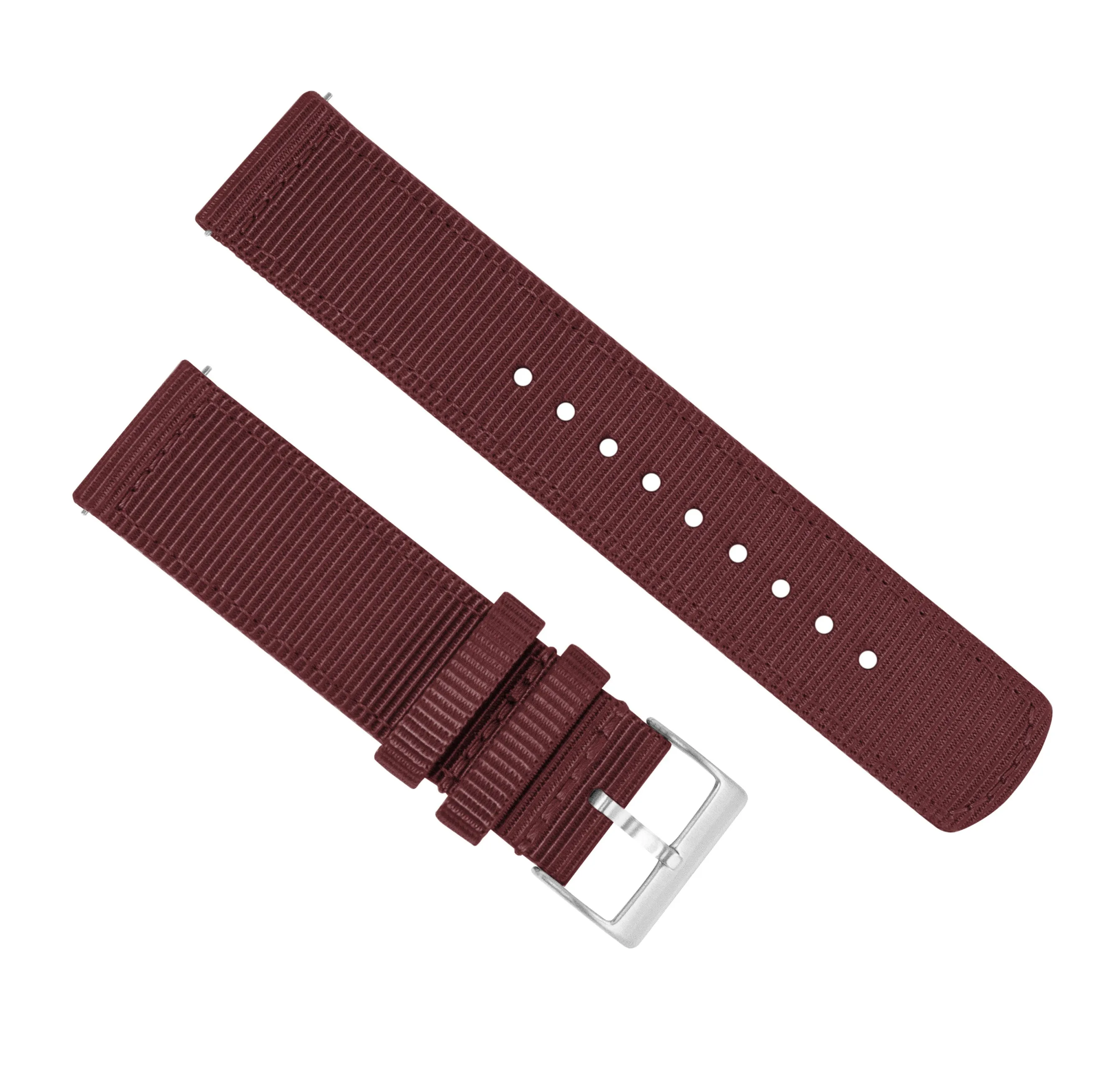 Samsung Galaxy Watch5 Two Piece NATO® style Merlot Watch Band
