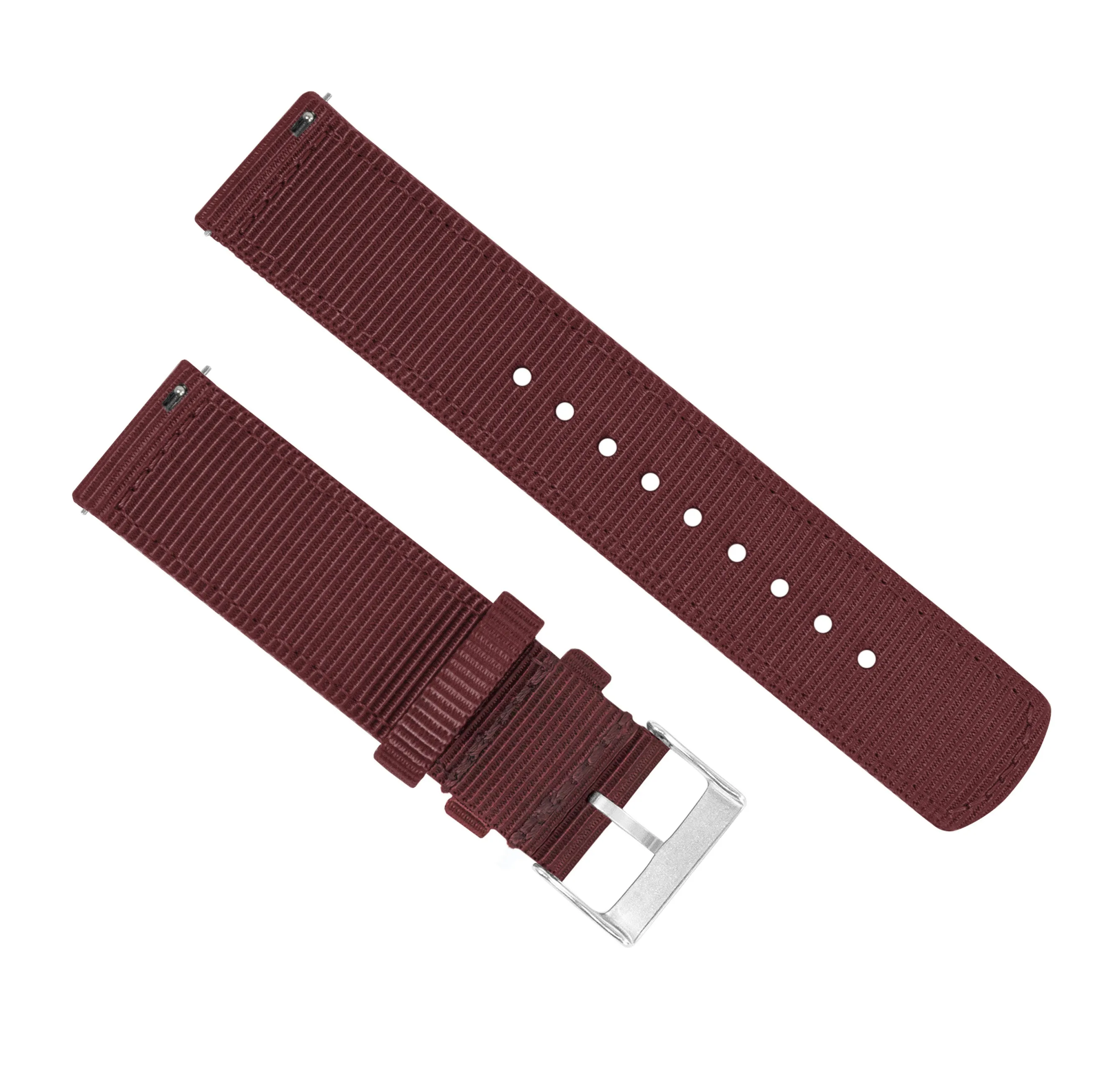Samsung Galaxy Watch5 Two Piece NATO® style Merlot Watch Band
