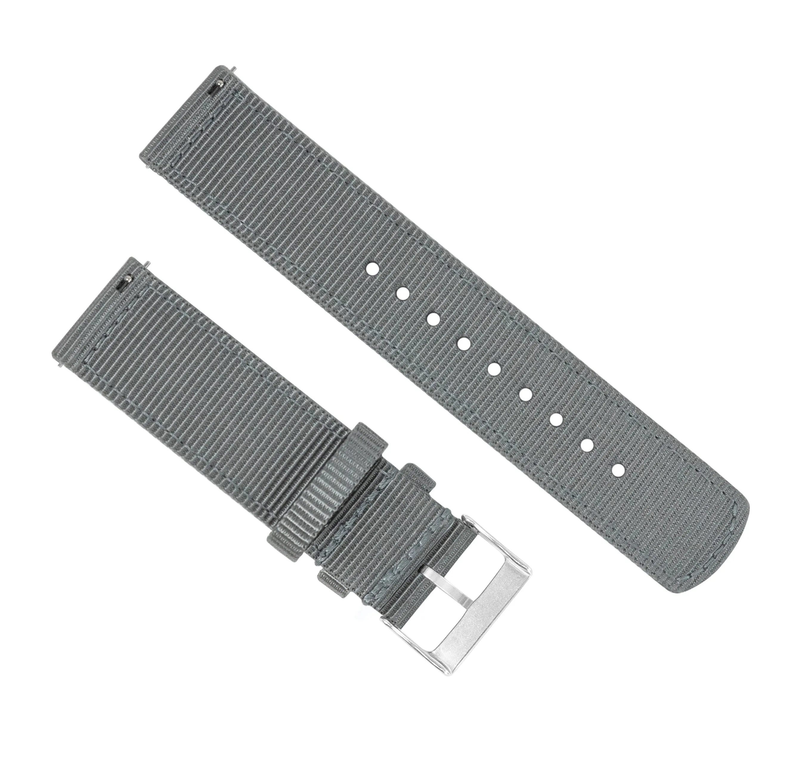Samsung Galaxy Watch5 Two Piece NATO® style Smoke Grey Watch Band