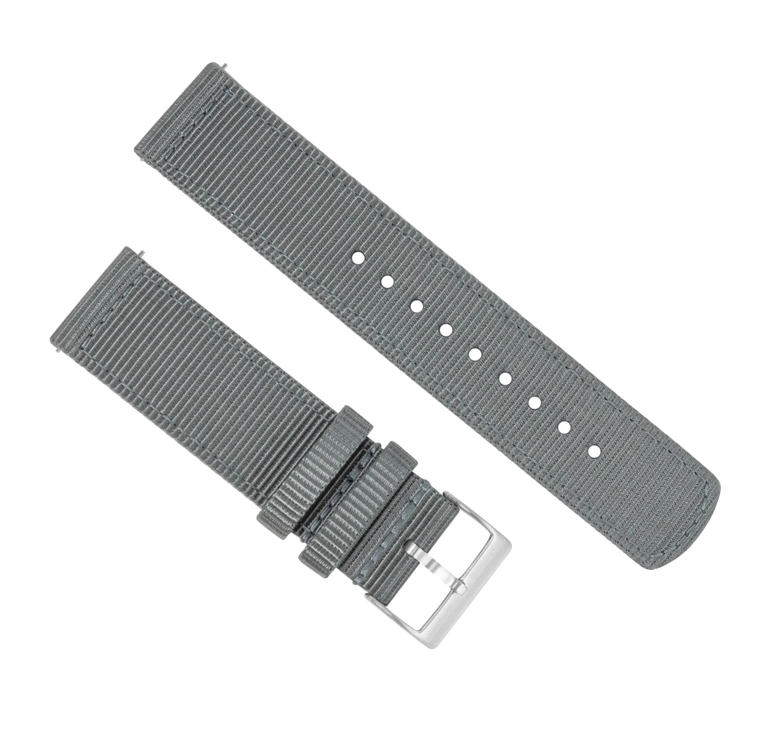 Samsung Galaxy Watch5 Two Piece NATO® style Smoke Grey Watch Band