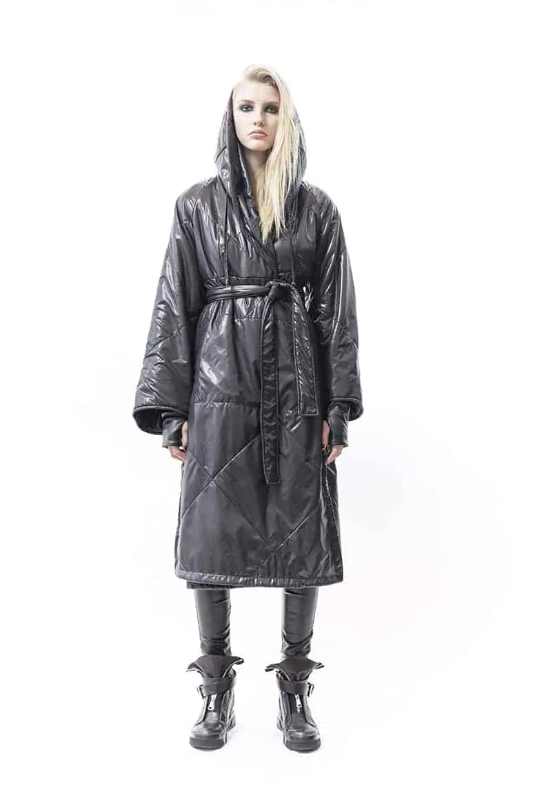 Samurai Hooded Wrap Coat
