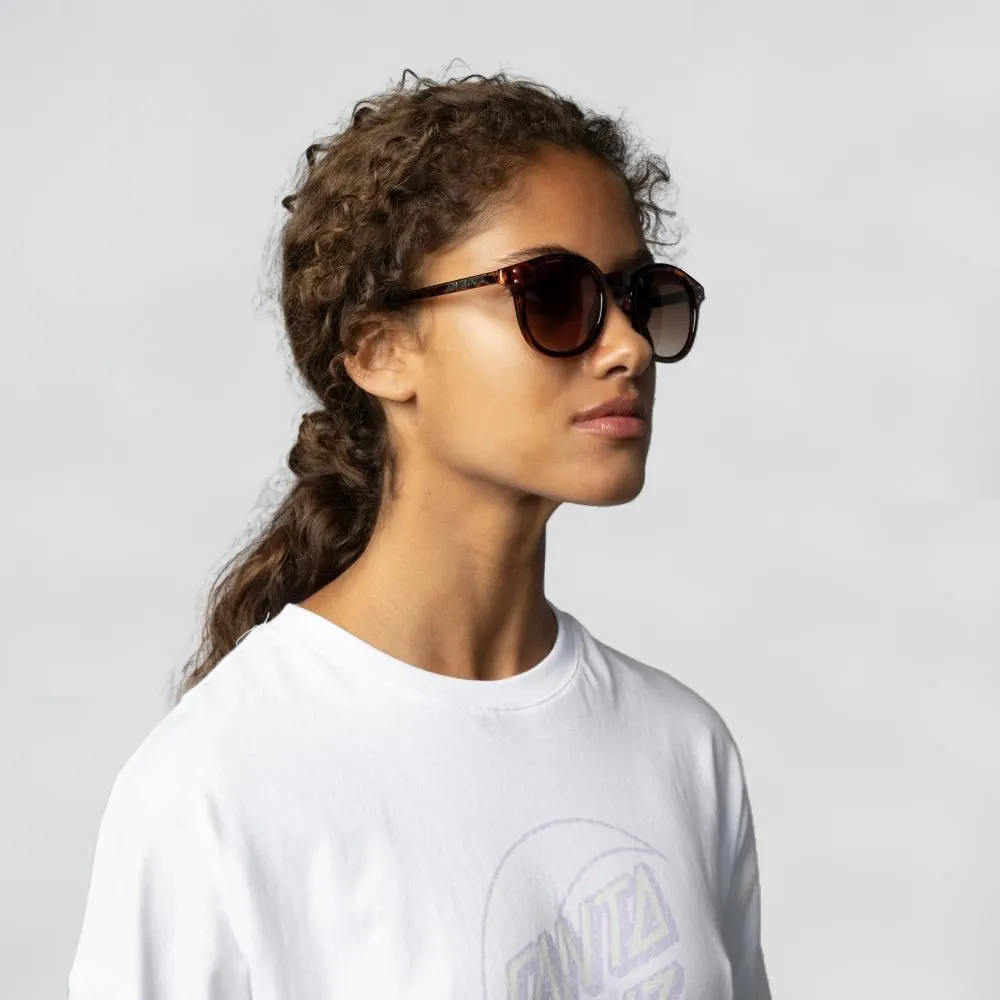 Santa Cruz Womens Sunglasses Watson Sunglasses Brown Tortoiseshell - O/S