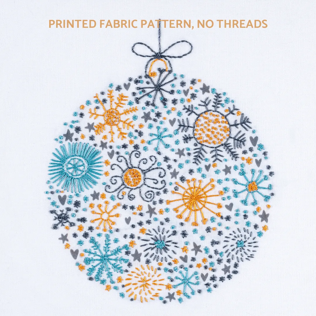 Scandinavian Christmas embroidery pattern