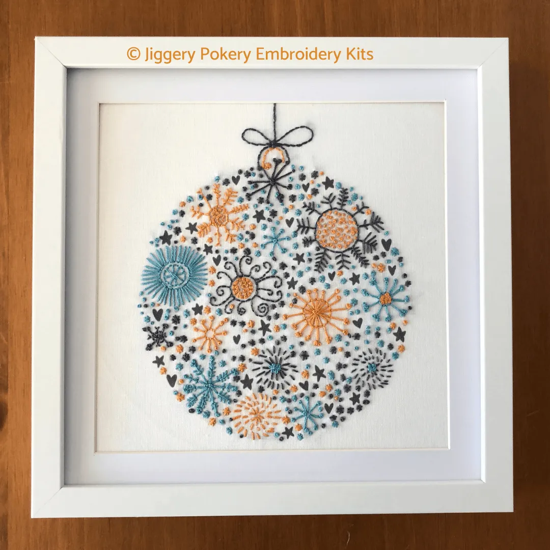 Scandinavian Christmas embroidery pattern
