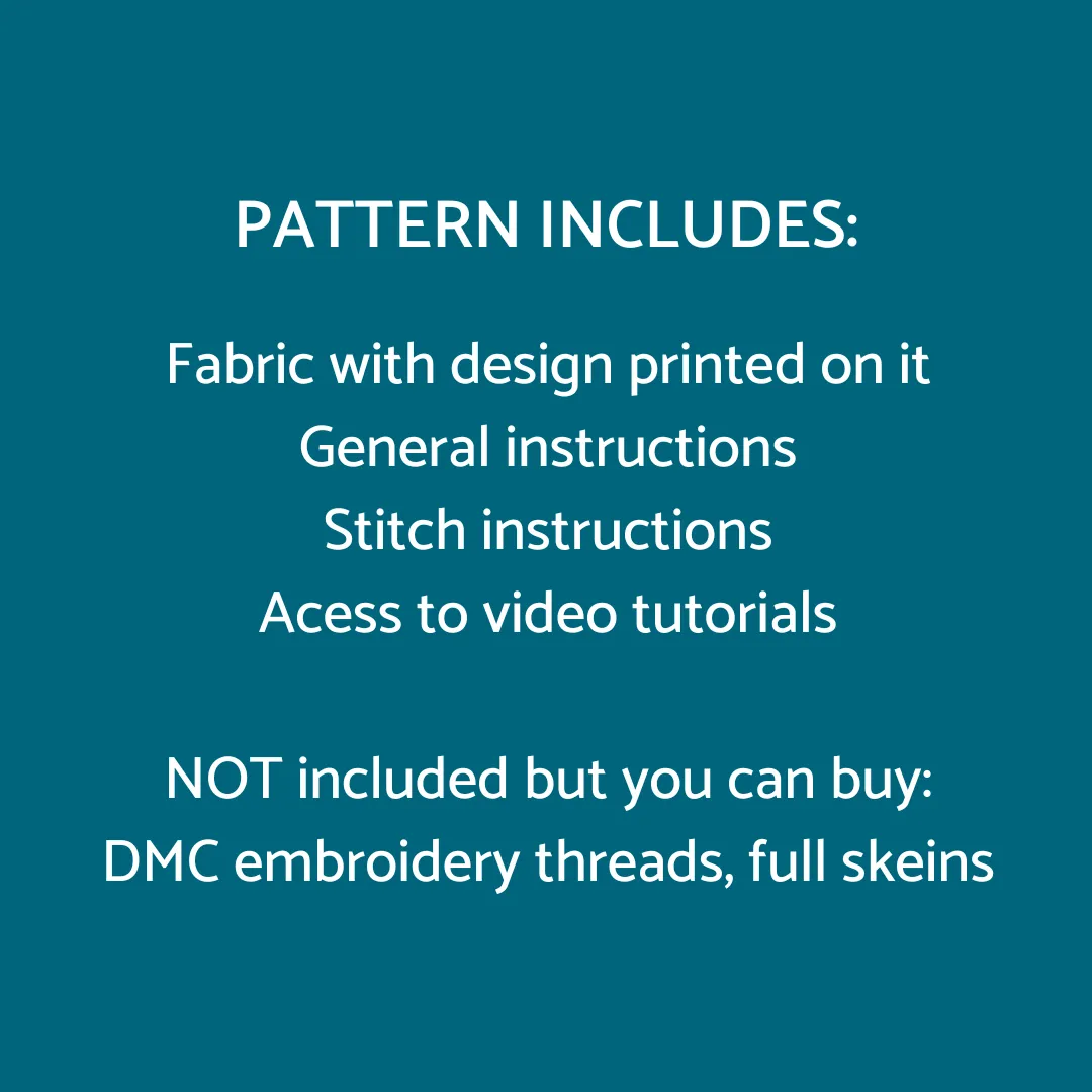 Scandinavian Christmas embroidery pattern
