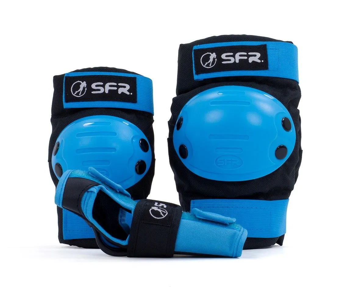 SFR Essententials Youth Ramp Triple Pad Set - Blue