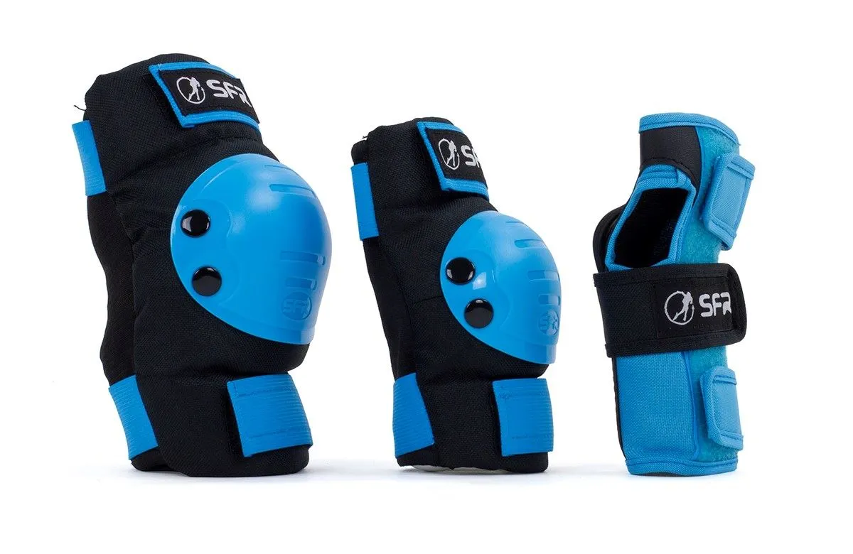 SFR Essententials Youth Ramp Triple Pad Set - Blue