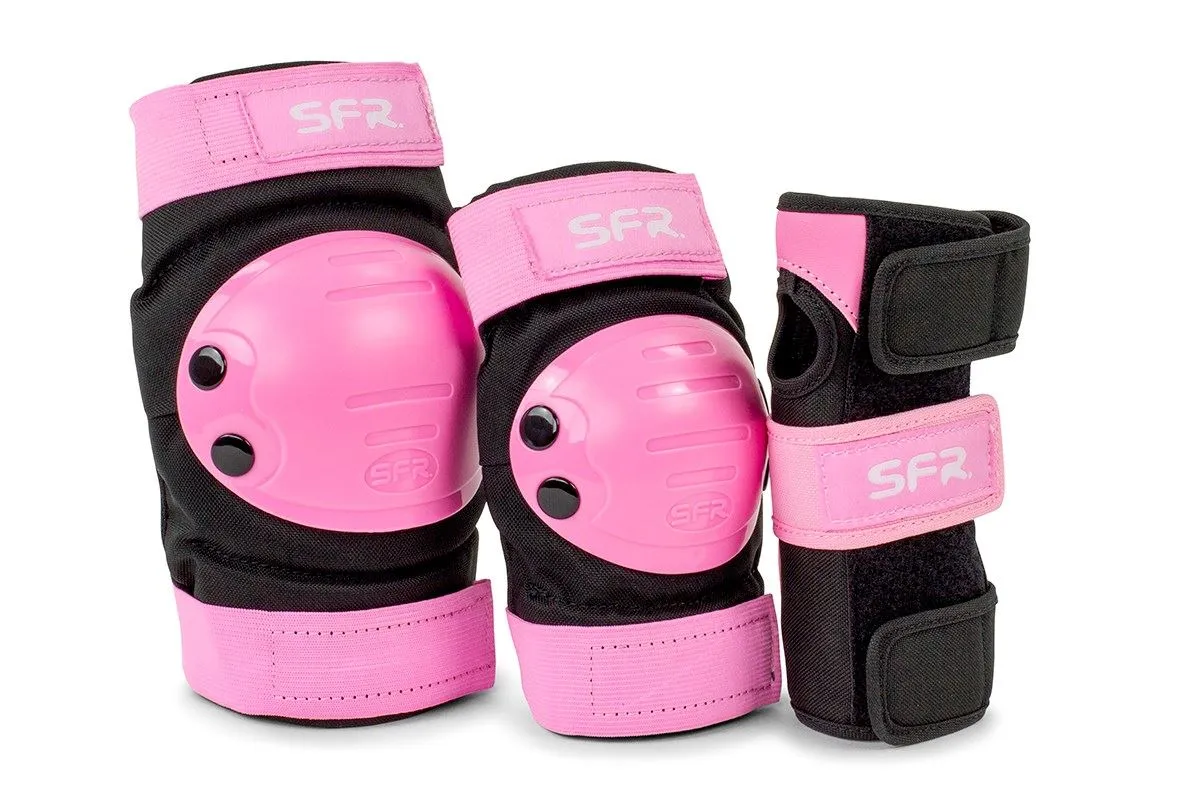 SFR Essententials Youth Ramp Triple Pad Set - Pink