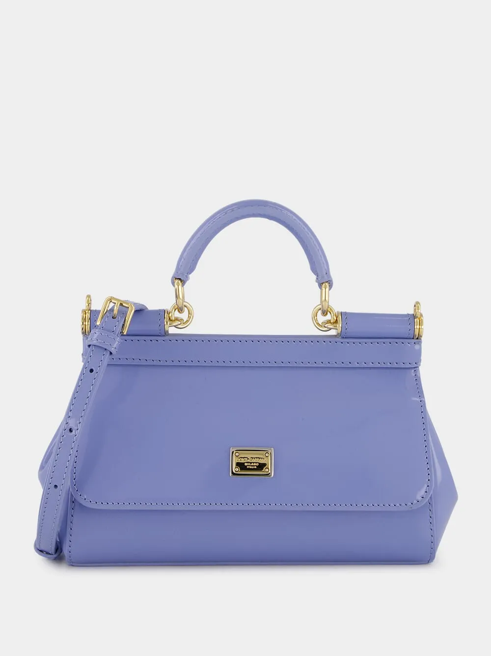 Sicily Handbag In Polished Calfskin