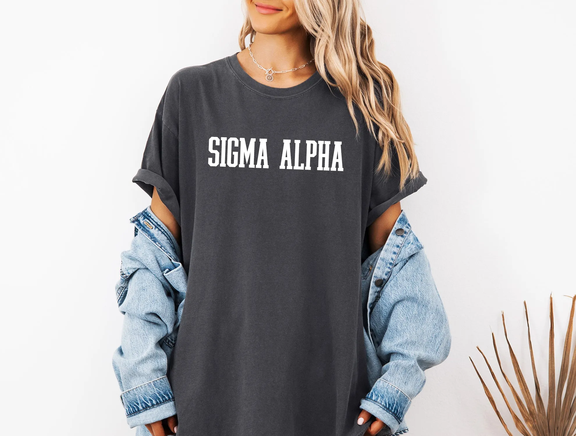 Sigma Alpha Heavyweight Short Sleeve T-shirt - Comfort Colors
