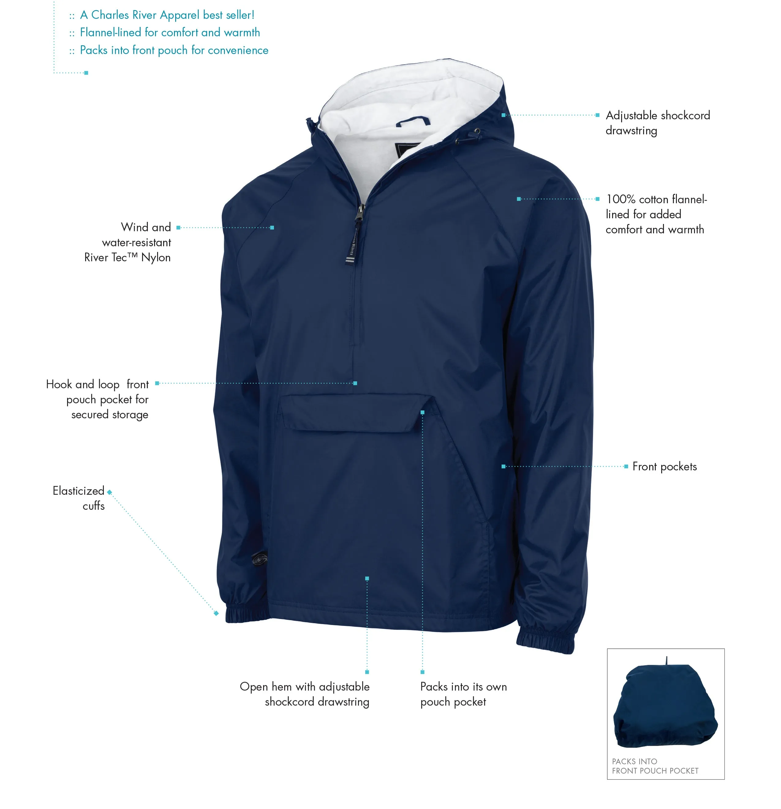 Sigma Alpha Lined Windbreaker