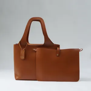 Signature Tote - Brown