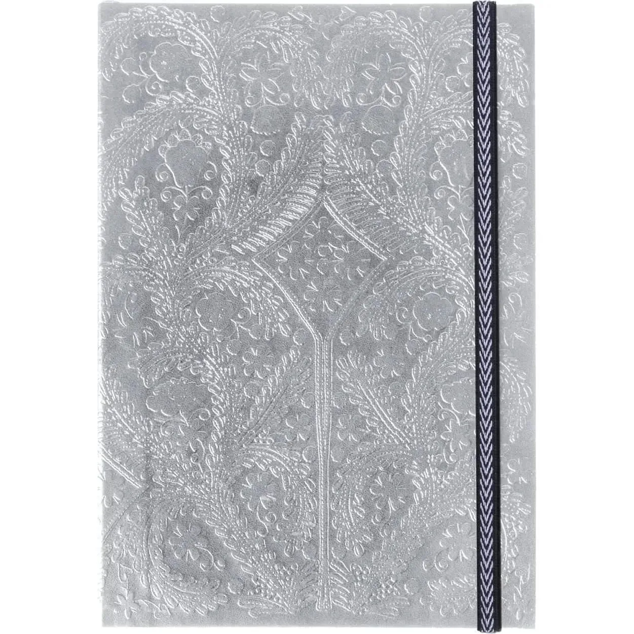 Silver Embossed Paseo Notebook