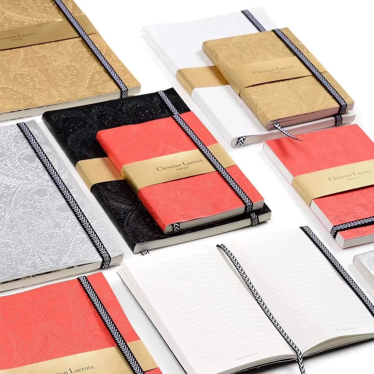 Silver Embossed Paseo Notebook