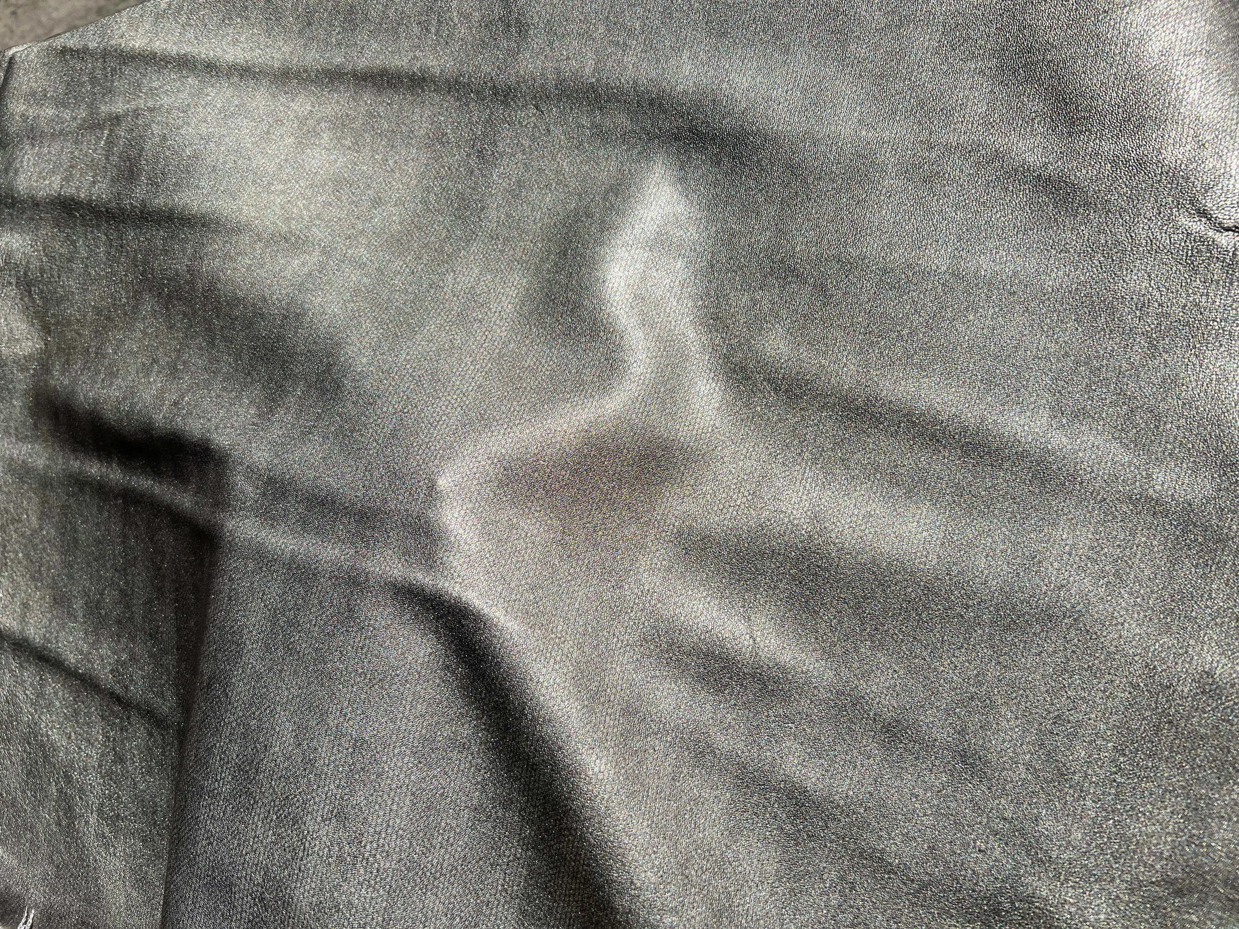Silver stripe sheep leather on Sale
