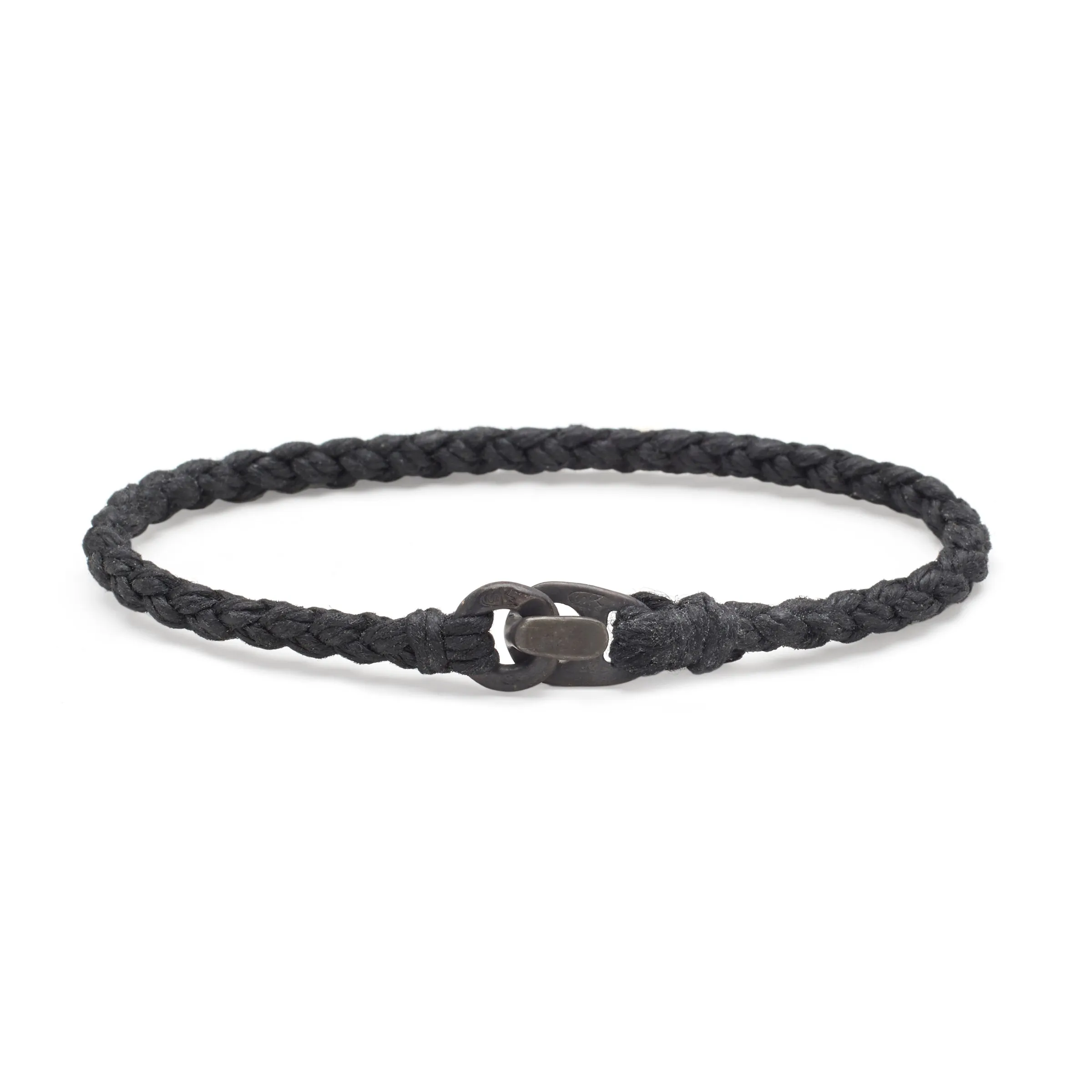 Single Wrap Bracelet in Matte Black