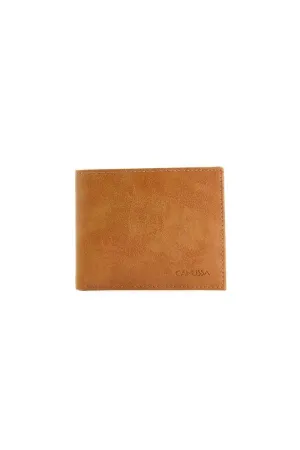 Slim Vegan Wallet Camel