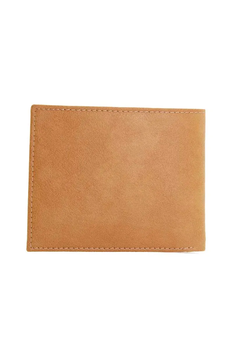 Slim Vegan Wallet Camel