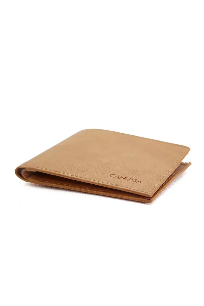 Slim Vegan Wallet Camel