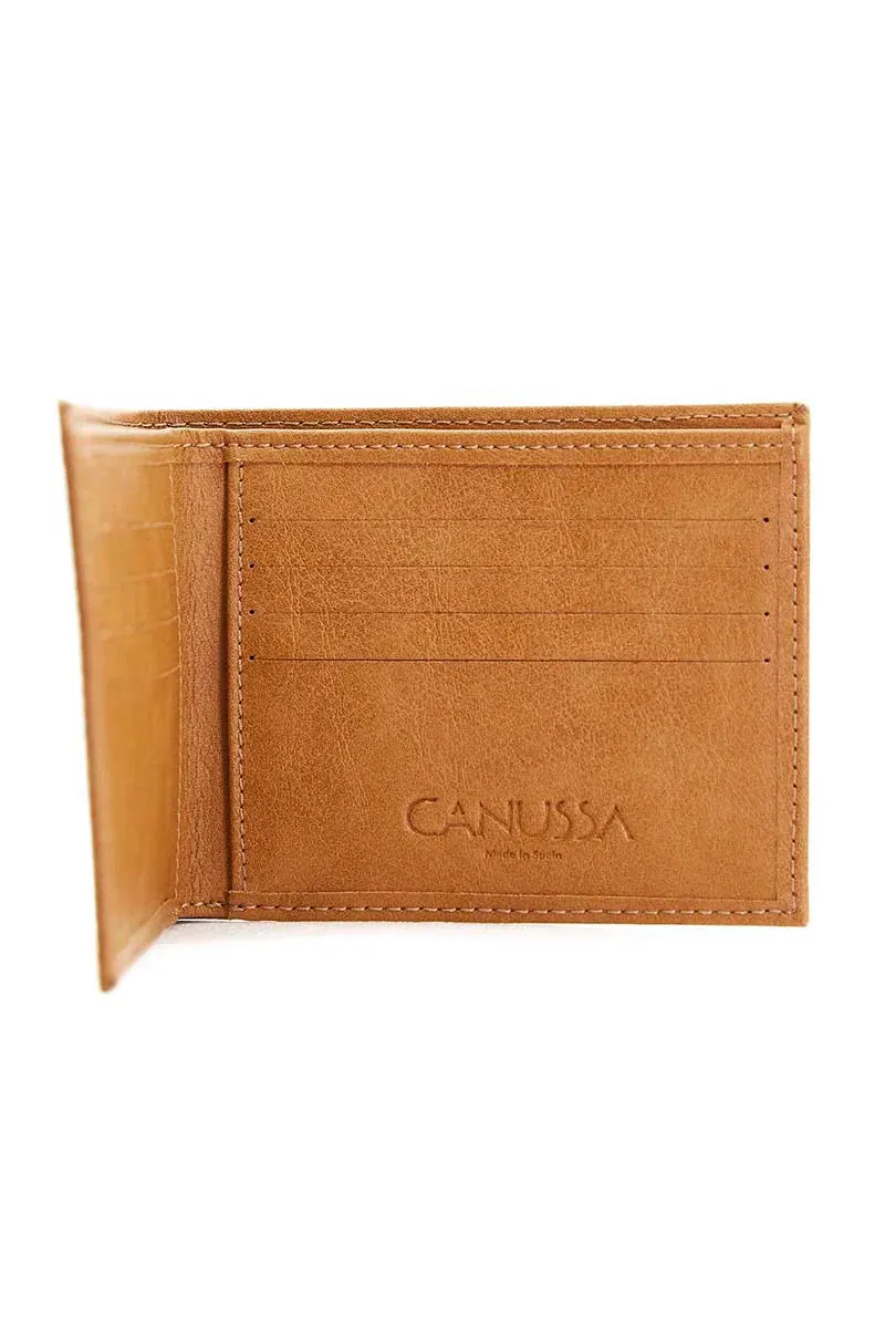 Slim Vegan Wallet Camel