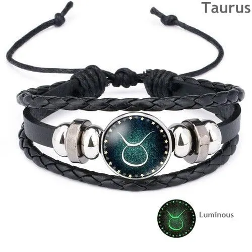 SMF Luminous 12 Constellation Charm Bracelet