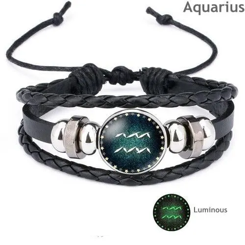 SMF Luminous 12 Constellation Charm Bracelet