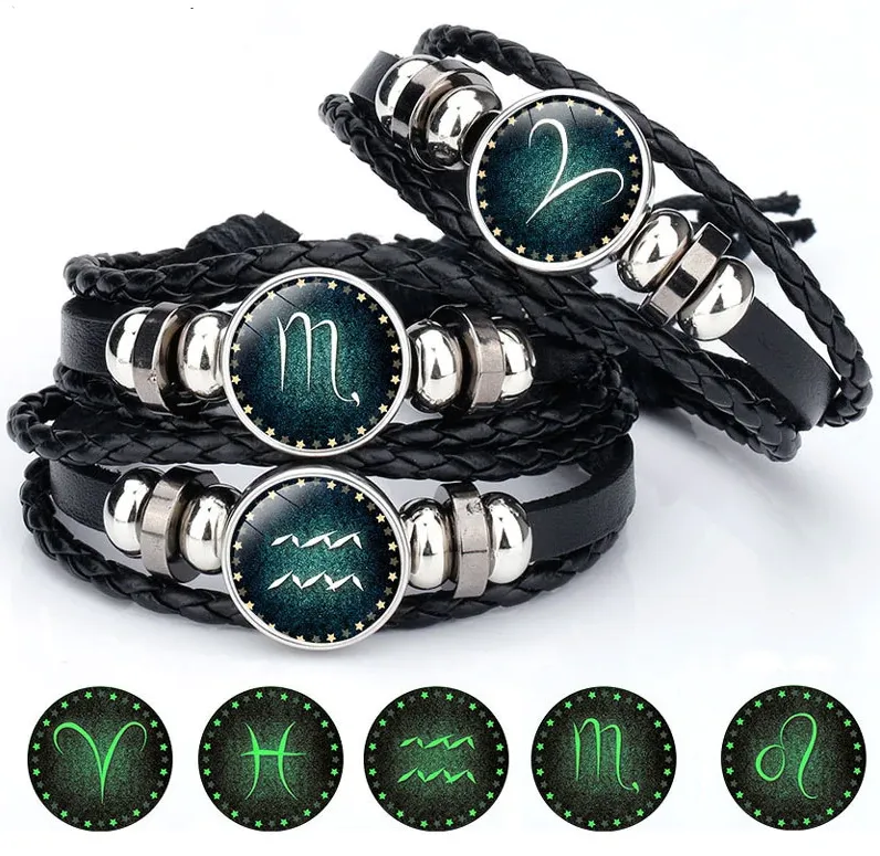 SMF Luminous 12 Constellation Charm Bracelet