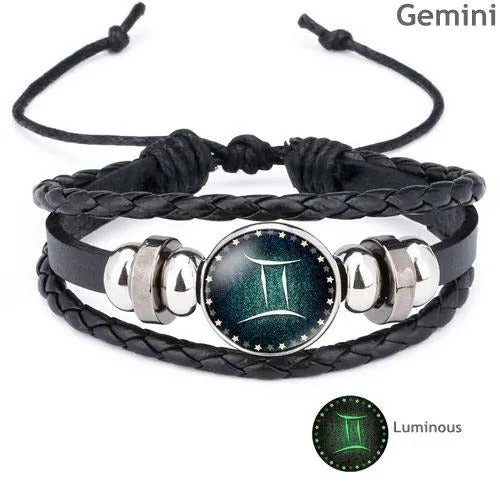 SMF Luminous 12 Constellation Charm Bracelet