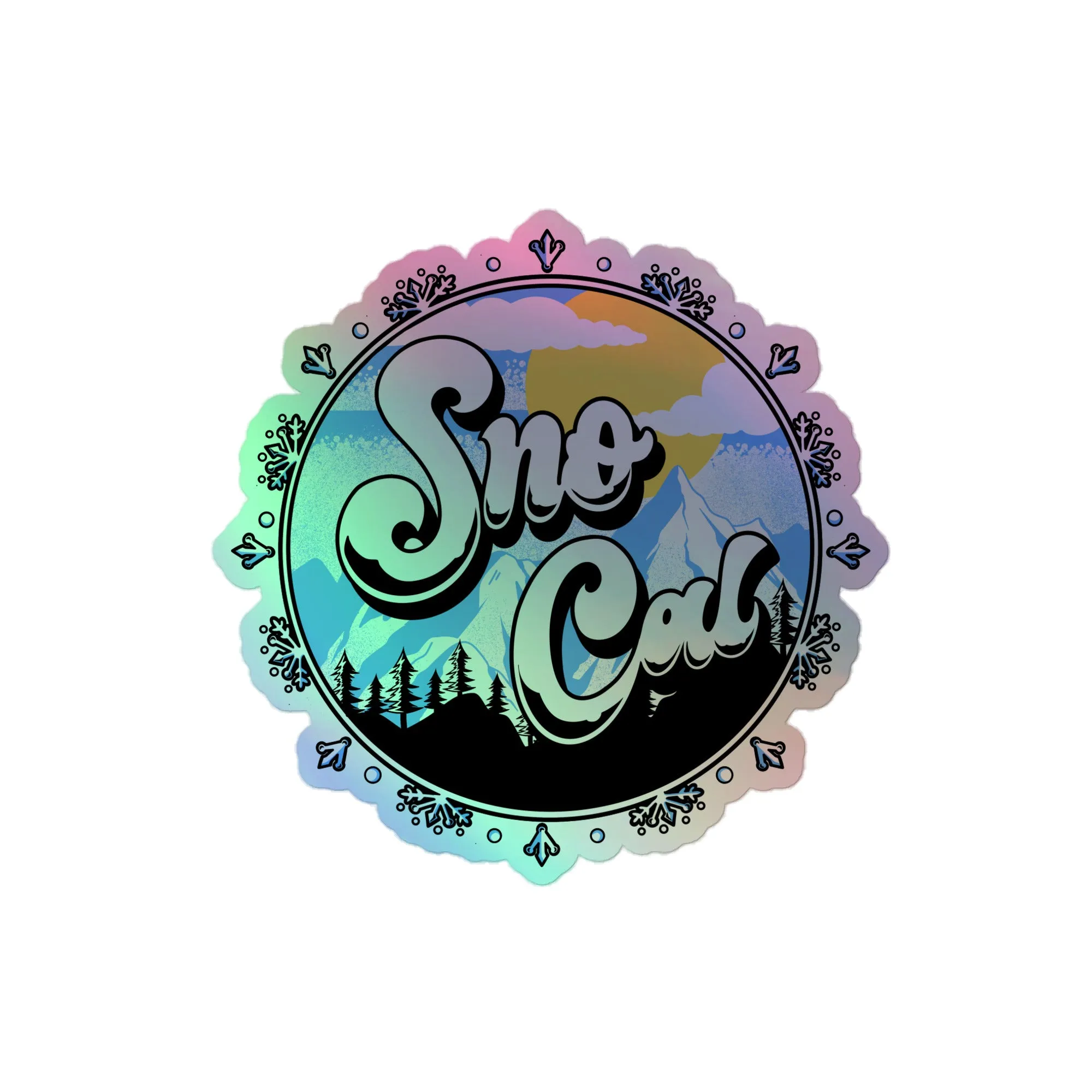Sno Cal Holographic Sticker