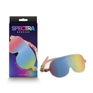 Spectra Bondage Blindfold - Rainbow Eye Restraint