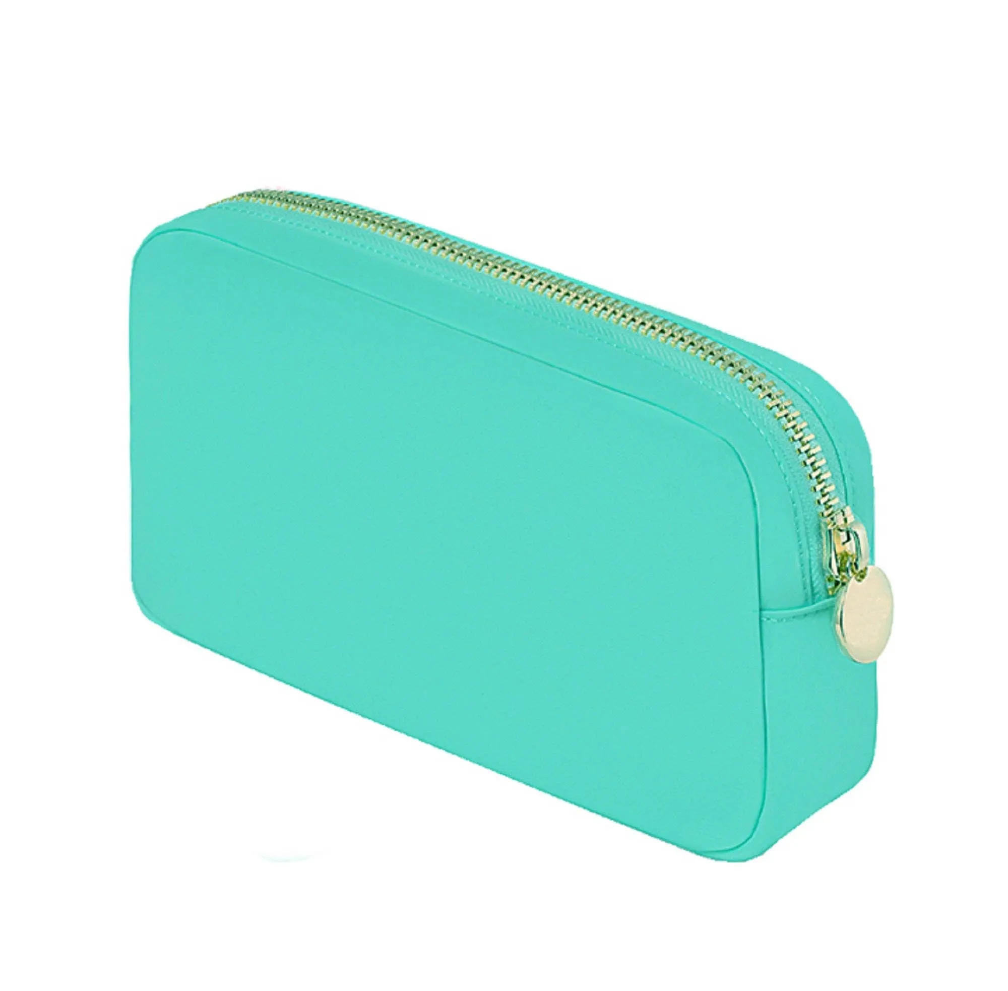 Stacy Round Zippered Nylon Cosmetic/Travel Pouch