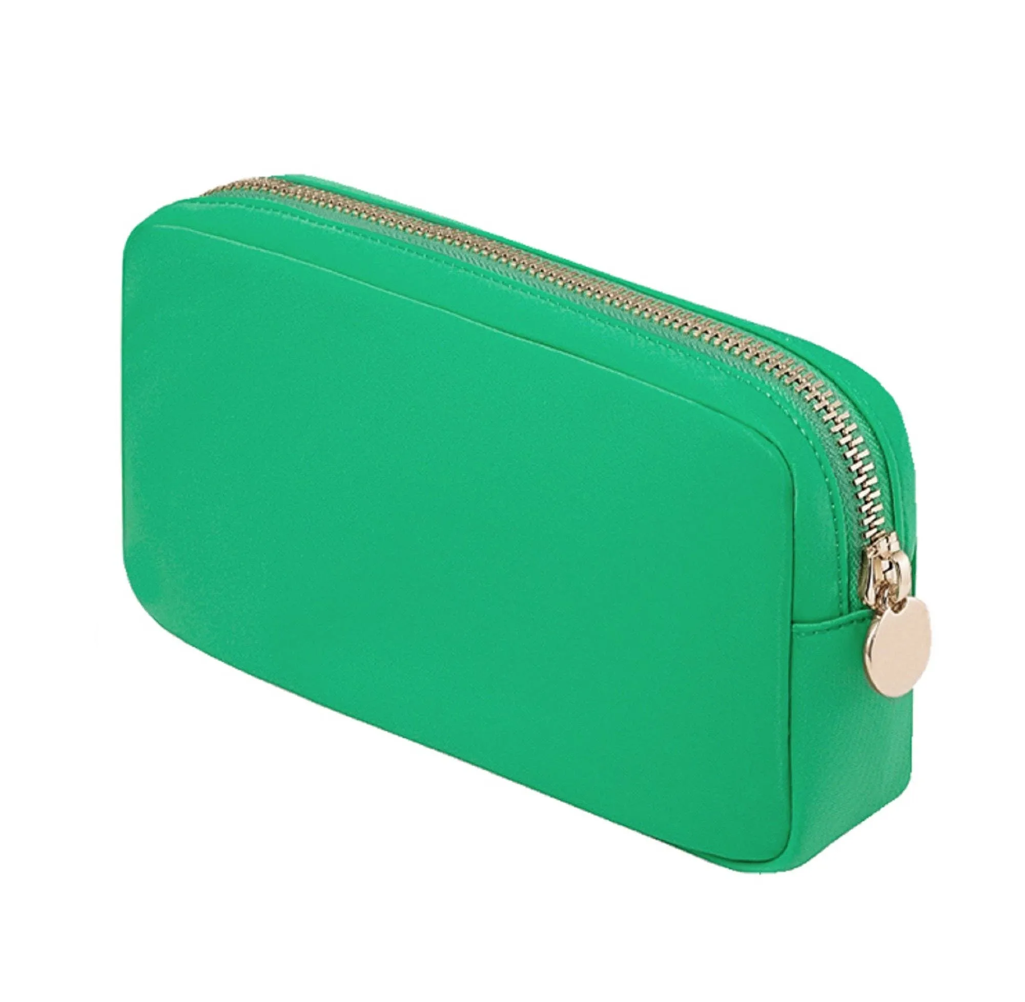 Stacy Round Zippered Nylon Cosmetic/Travel Pouch