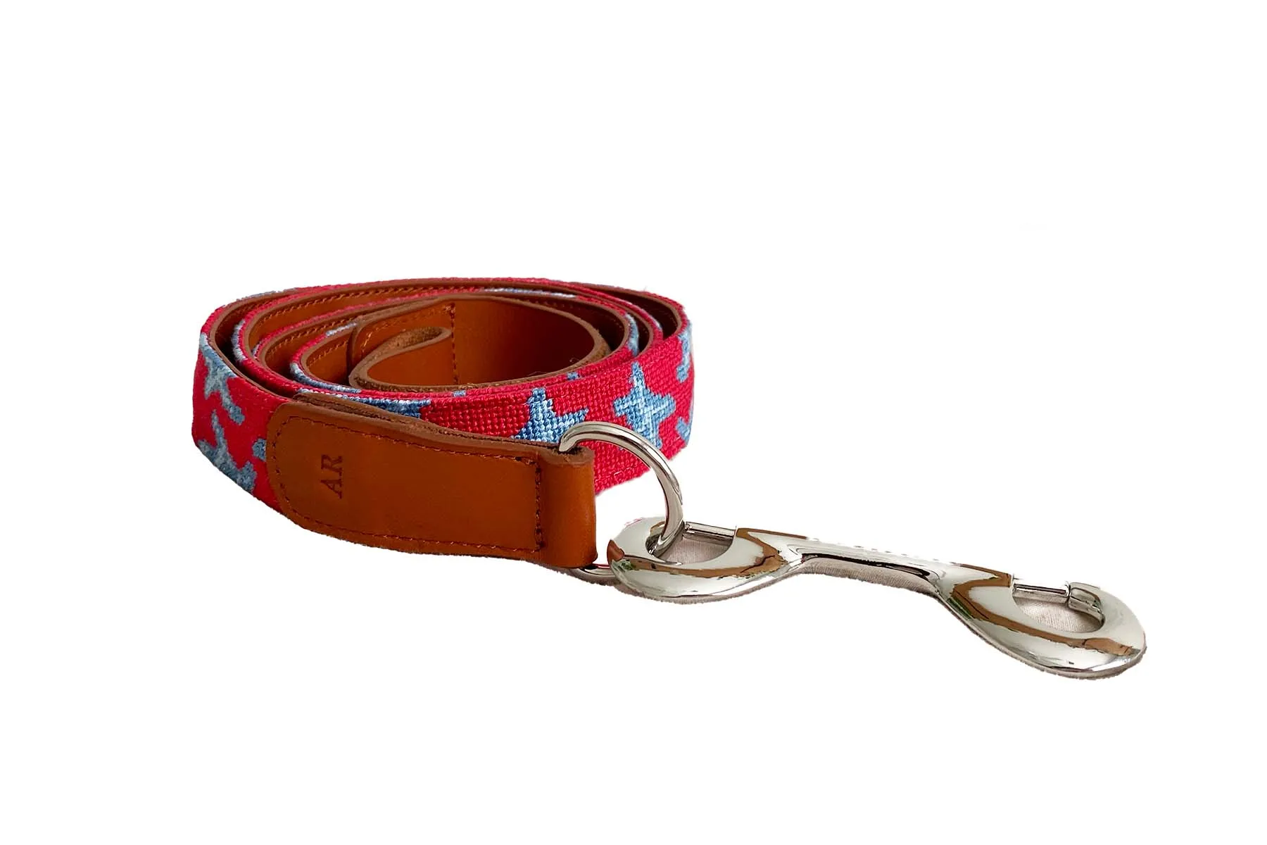 STAR NEEDLEPOINT DOG LEASH™