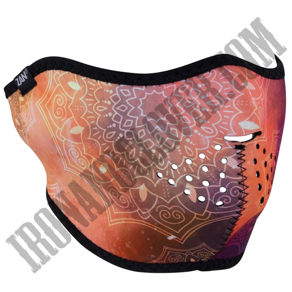 Starry Mandala Half Face Mask